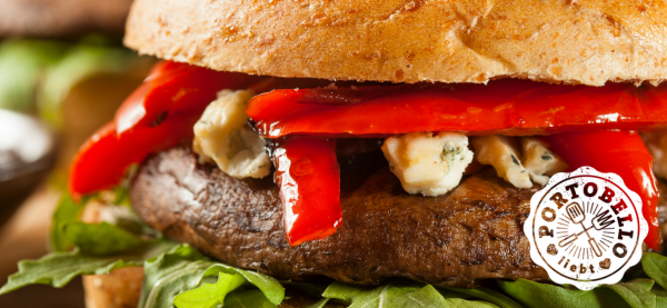 Portobello Pilz Burger Kalifornien